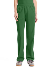 Women's 4-Pocket Straight Leg Pant - IN023A - Retro Green