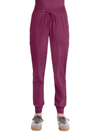Women's 5-Pocket Jogger Pant - IN024A - Wine
