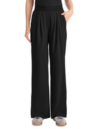 Women's 3-Pocket Wide Leg Pant - IN025A - Black