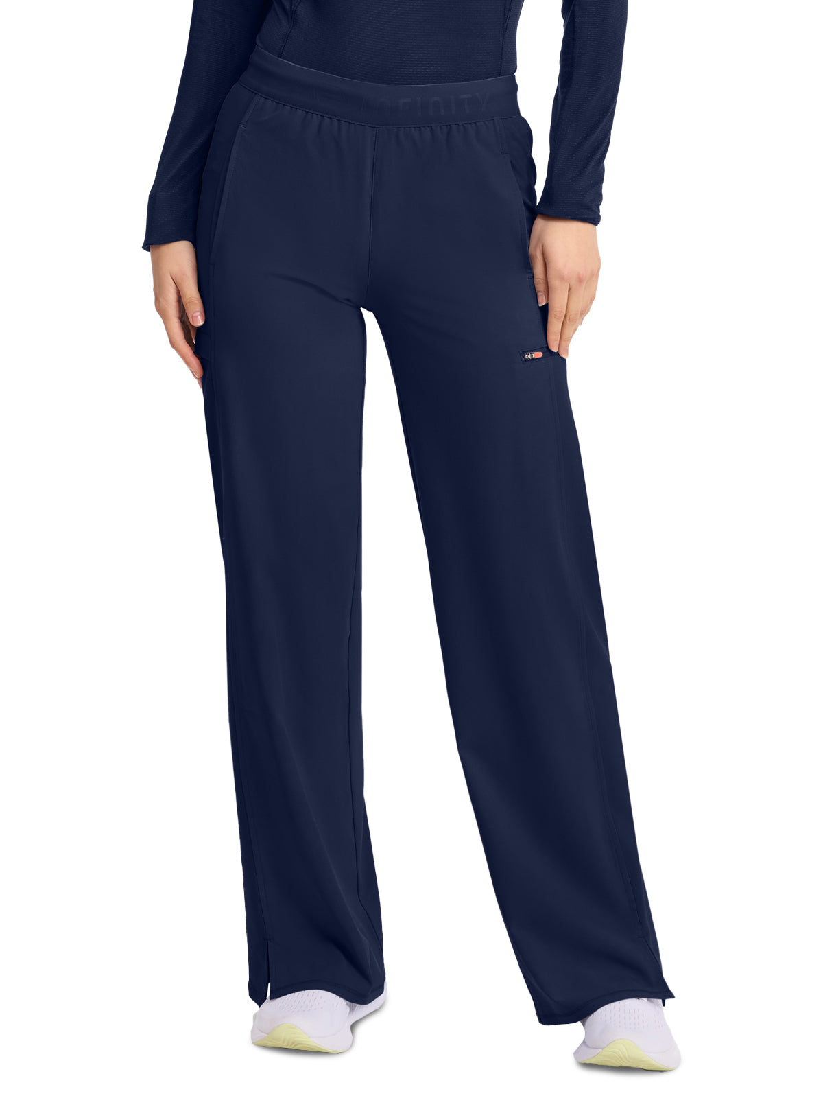 Women's 6-Pocket Wide Leg Pant - IN028A - Navy