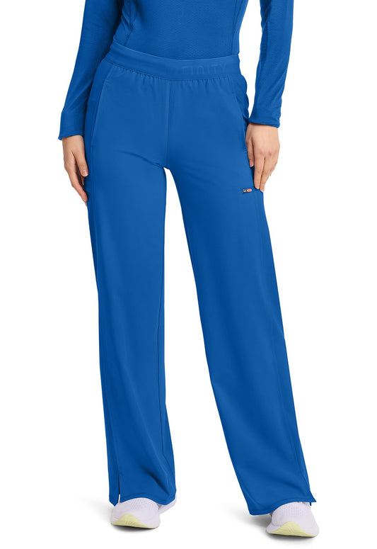 Women's 6-Pocket Wide Leg Pant - IN028A - Royal
