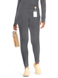 Women's 3-Pocket Natural Rise Legging - IN106A - Pewter