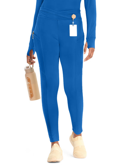 Women's 3-Pocket Natural Rise Legging - IN106A - Royal