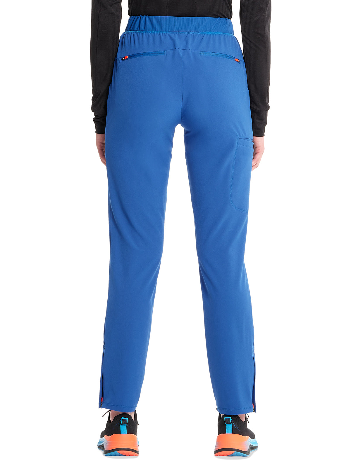 Women's Tapered Leg Cargo Scrub Pant - IN120A - Royal