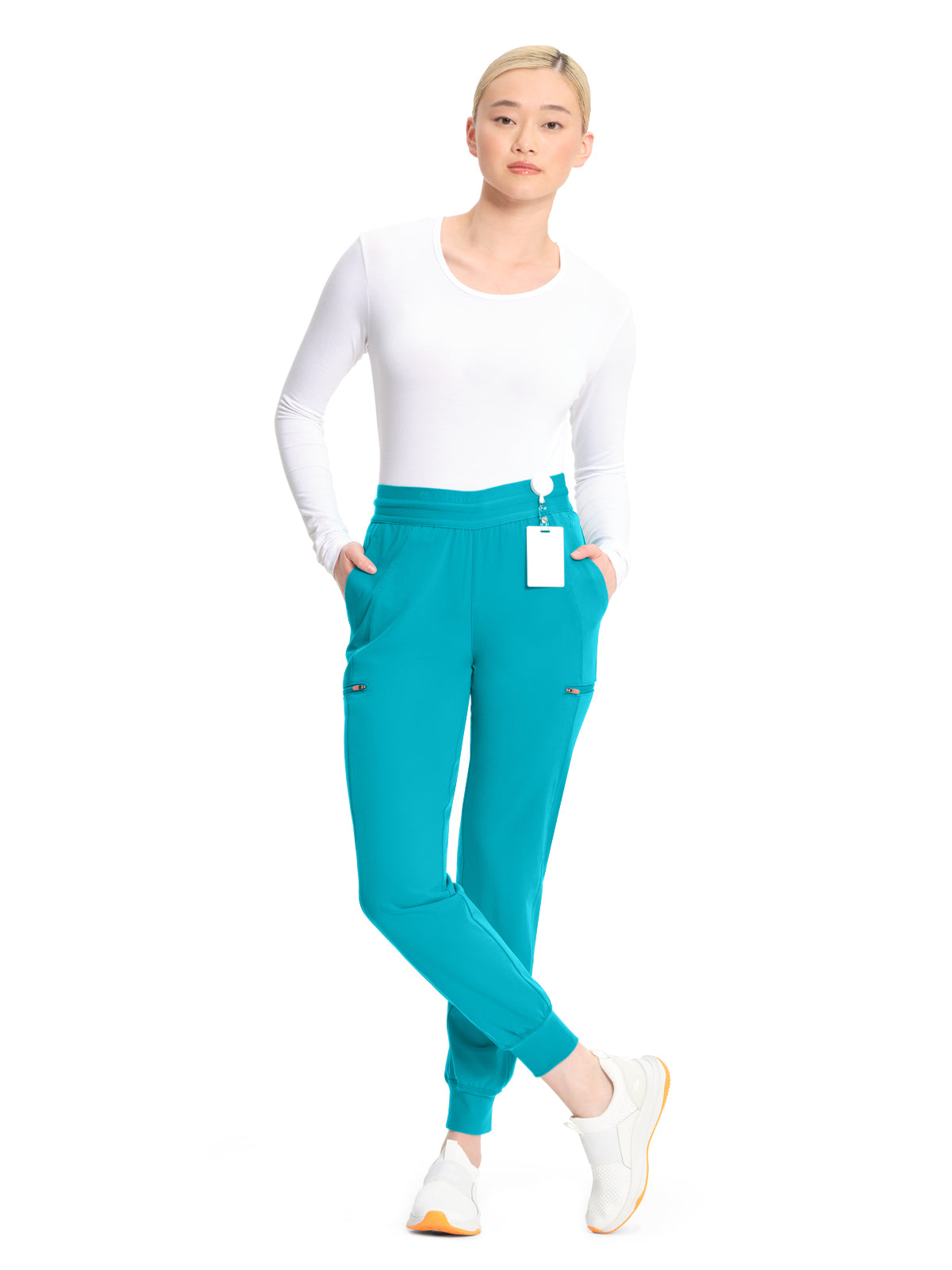 Women's Mid Rise Jogger Pant - IN122A - Aquaturque