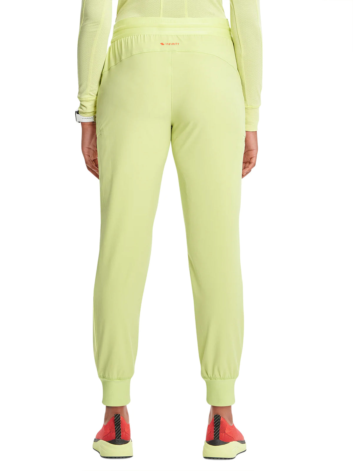 Women's Mid Rise Jogger Scrub Pant - IN122A - Green Energy