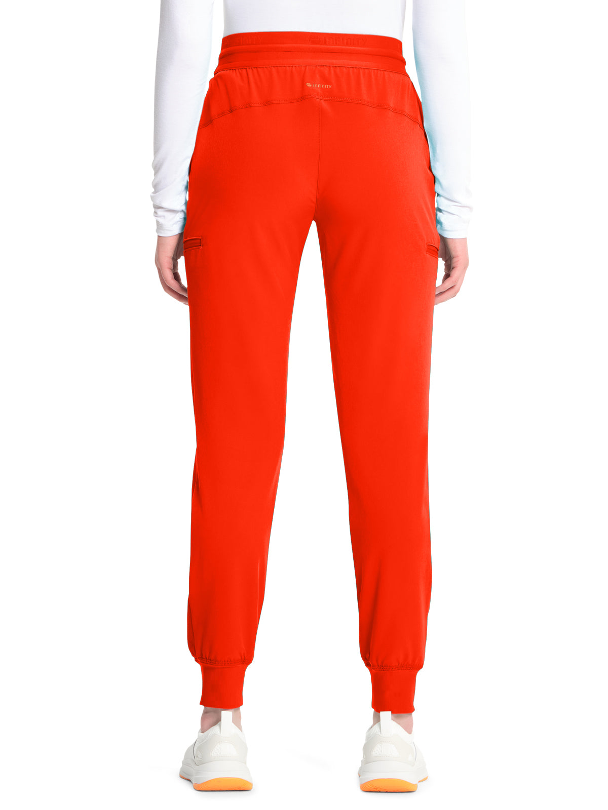 Women's Mid Rise Jogger Pant - IN122A - Vivid Orange