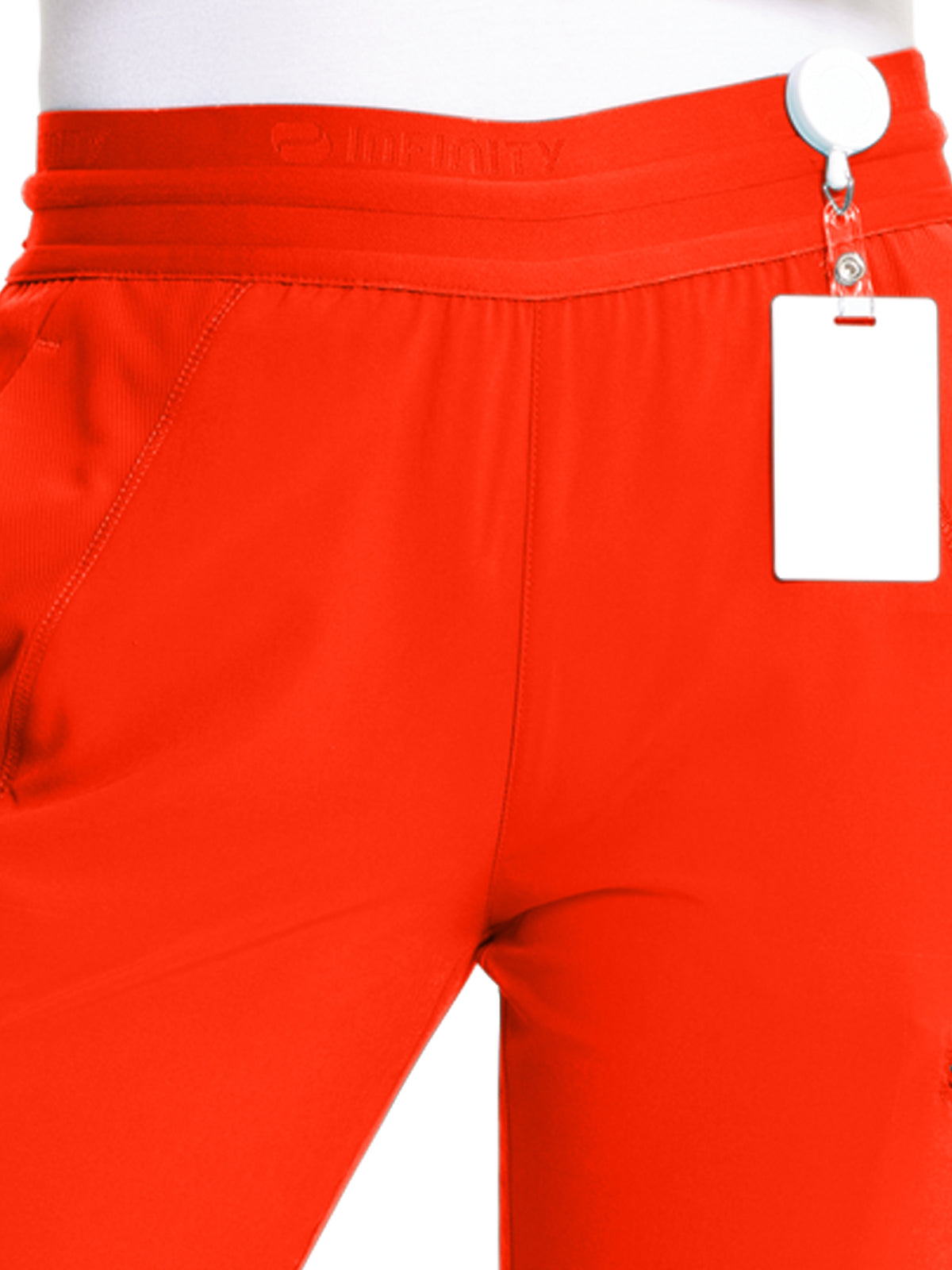 Women's Mid Rise Jogger Pant - IN122A - Vivid Orange