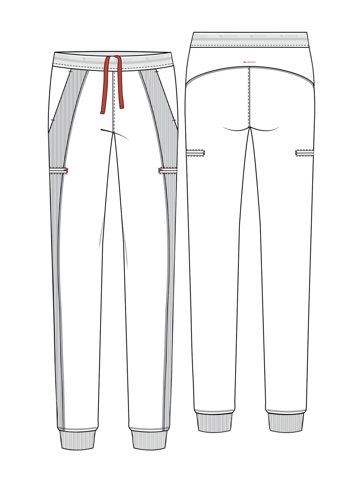 Women's Mid Rise Jogger Pant - IN122A - Aquaturque
