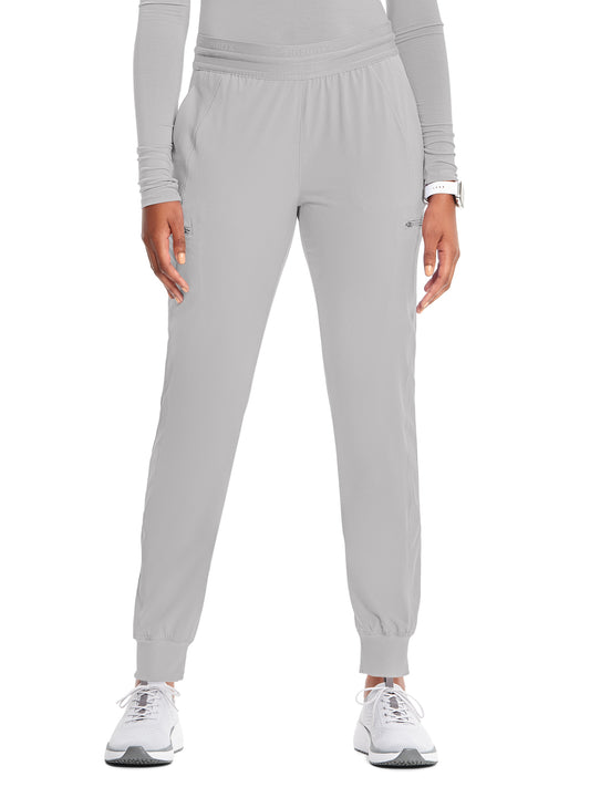 Women's Mid Rise Jogger Scrub Pant - IN122A - Vapor