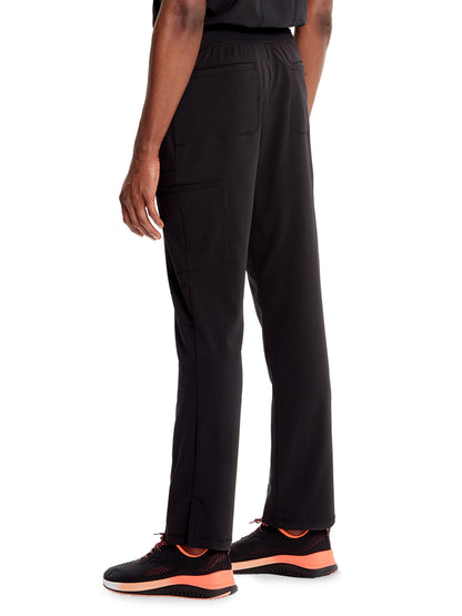 Men's Straight Leg Scrub Pant - IN200A - Black