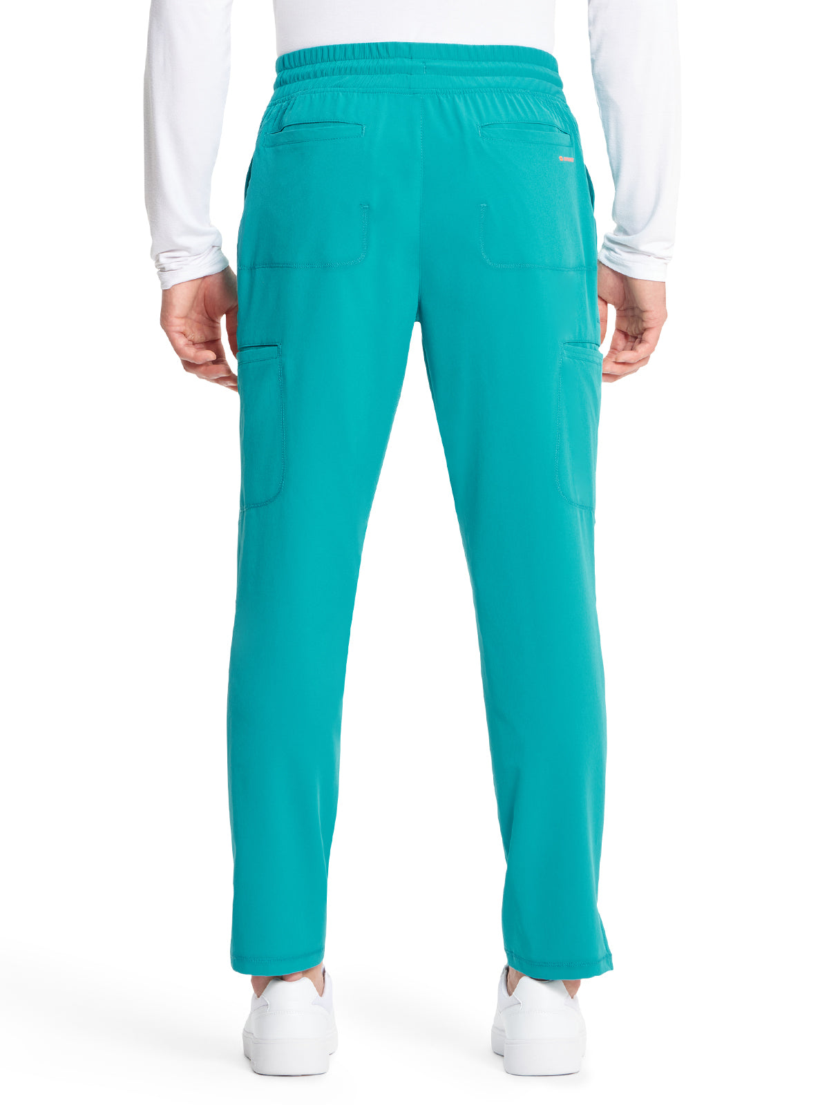 Men's Straight Leg Scrub Pant - IN200A - Teal Blue