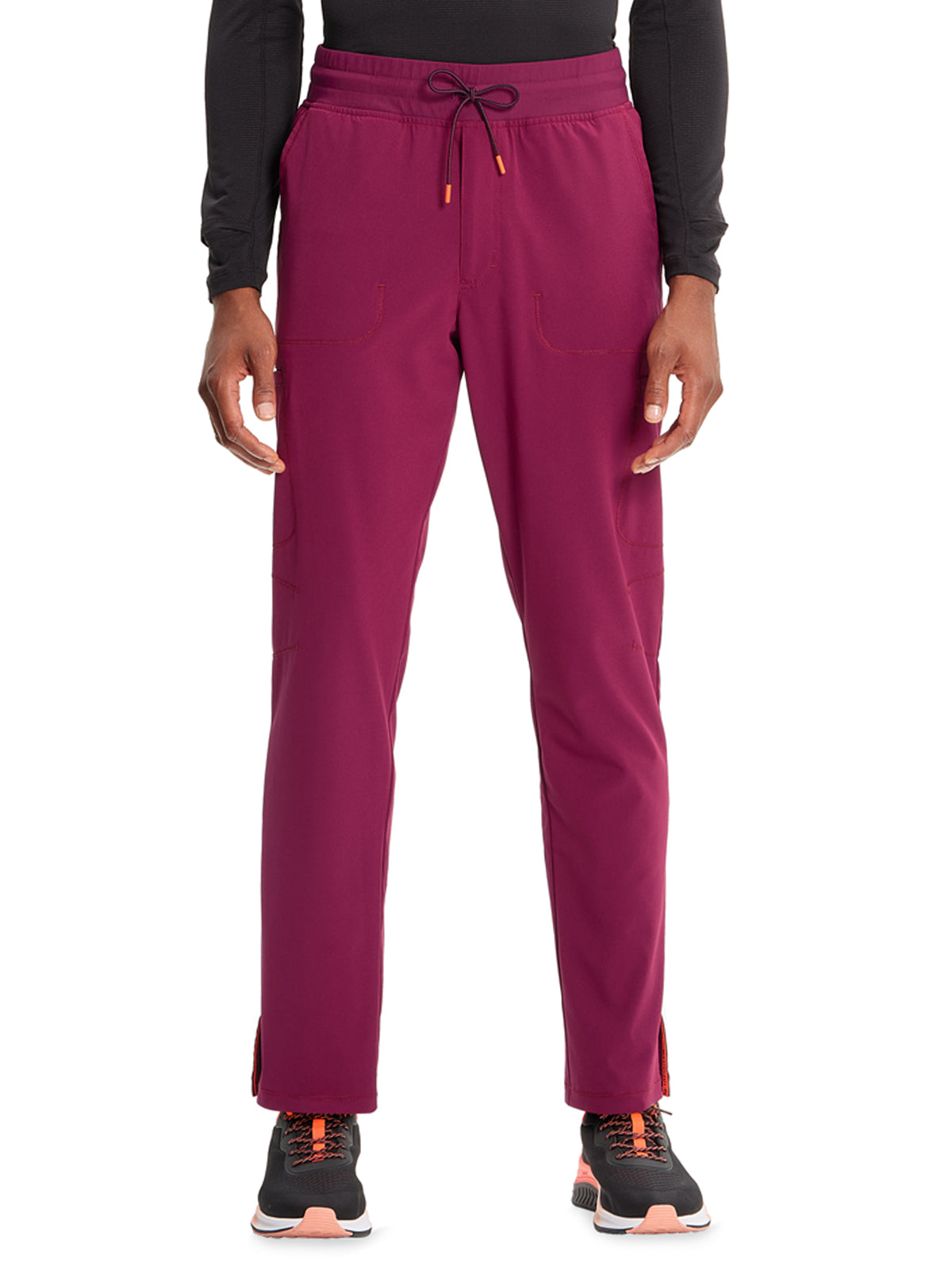 Men's Straight Leg Scrub Pant - IN200A - Wine