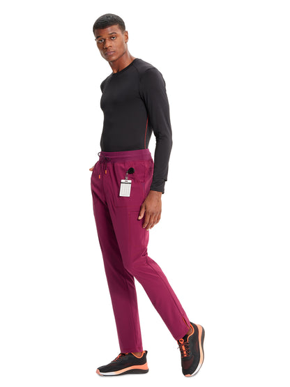 Men's Straight Leg Scrub Pant - IN200A - Wine