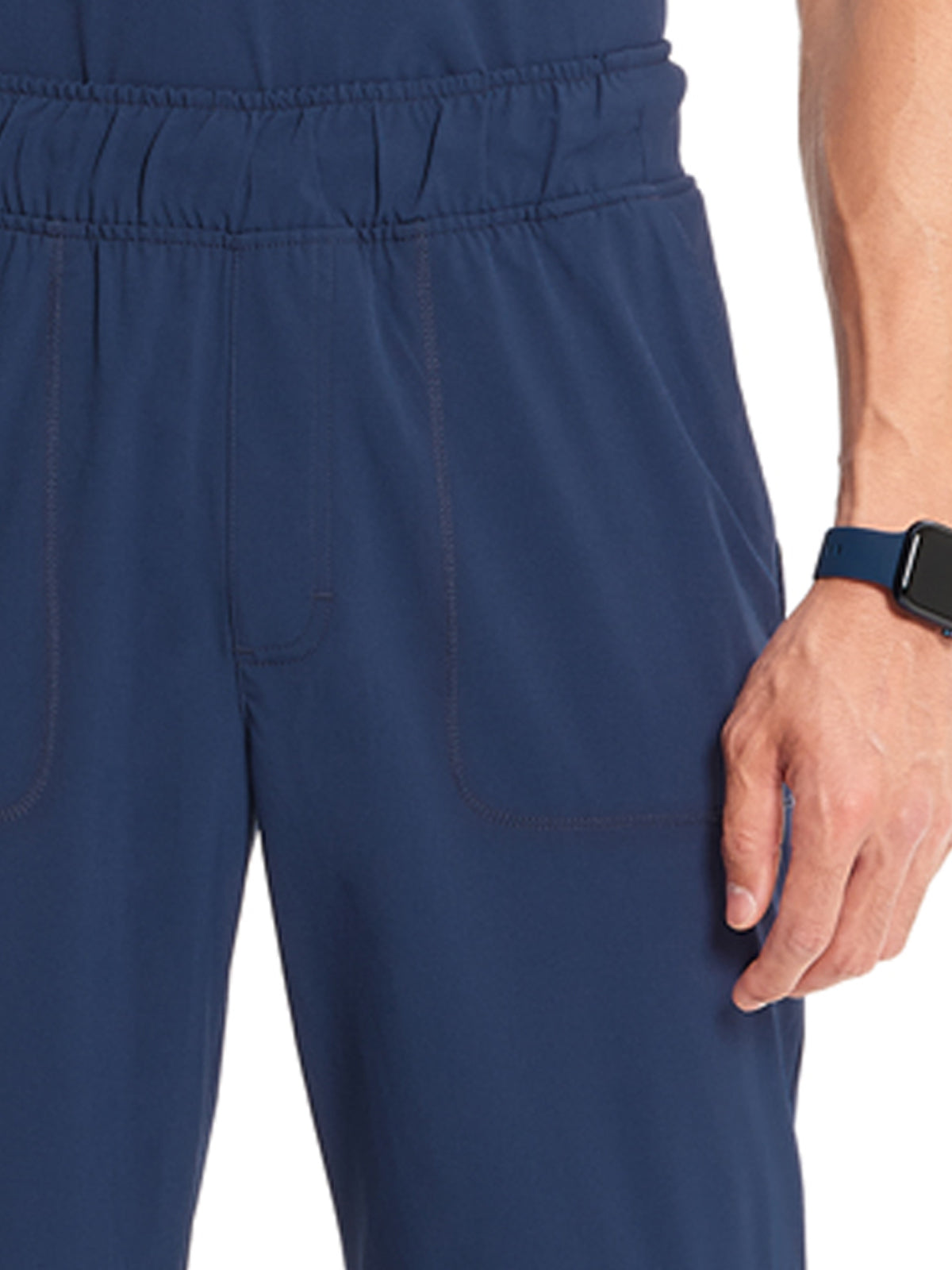 Men's Mid Rise Scrub Pant - IN202A - Navy