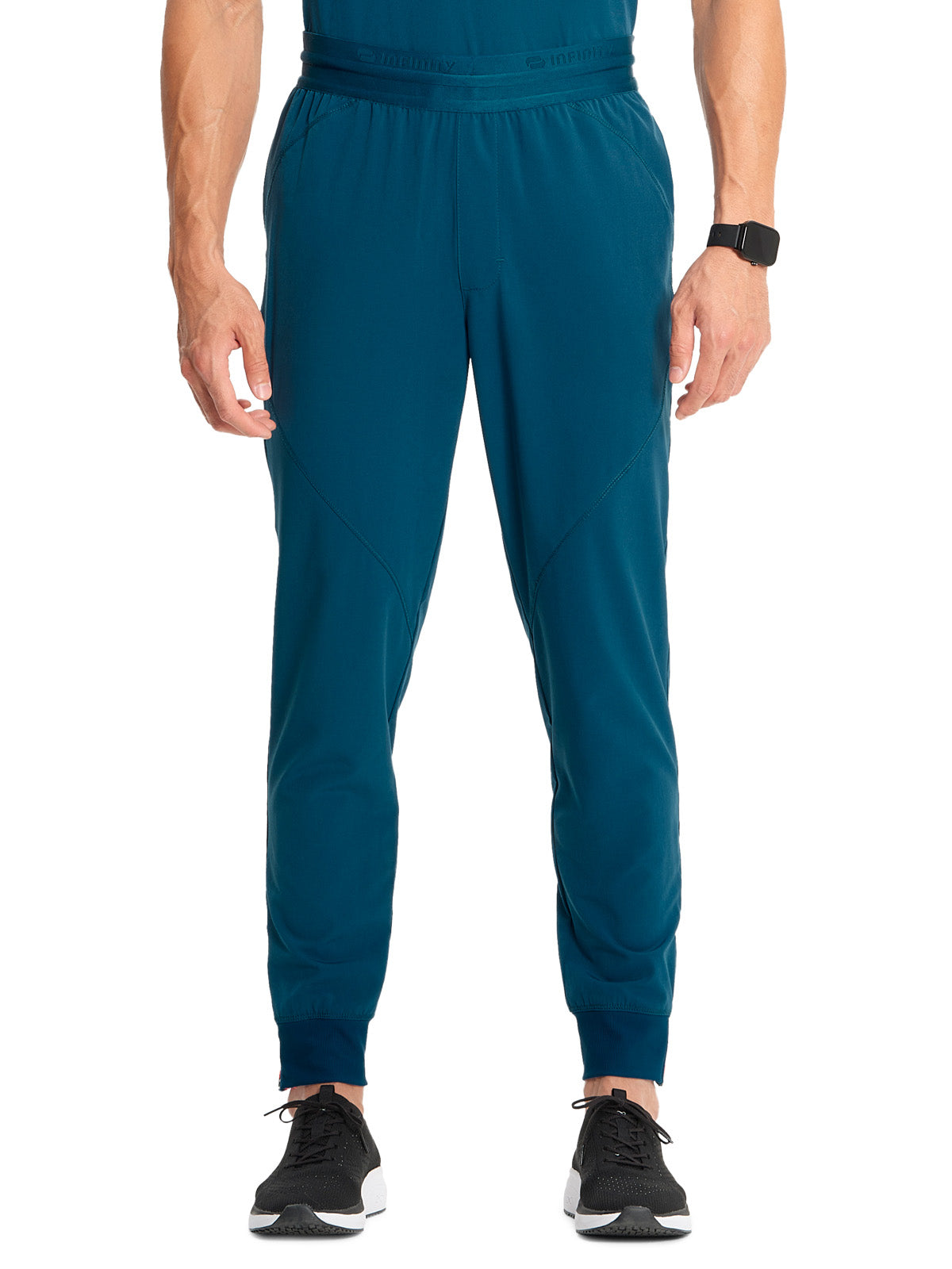 Men's Mid Rise Scrub Jogger - IN204A - Caribbean Blue