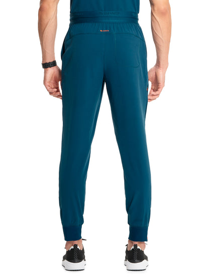 Men's Mid Rise Scrub Jogger - IN204A - Caribbean Blue