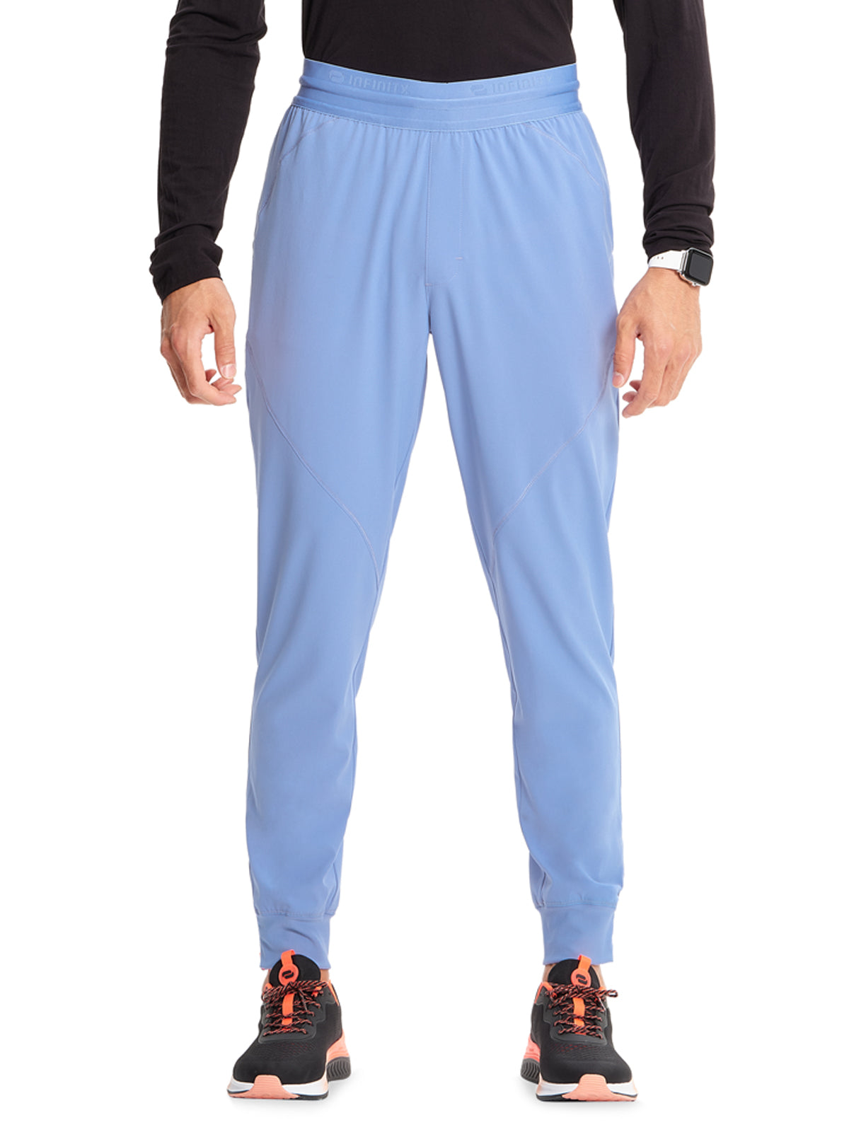 Men's Mid Rise Scrub Jogger - IN204A - Ciel