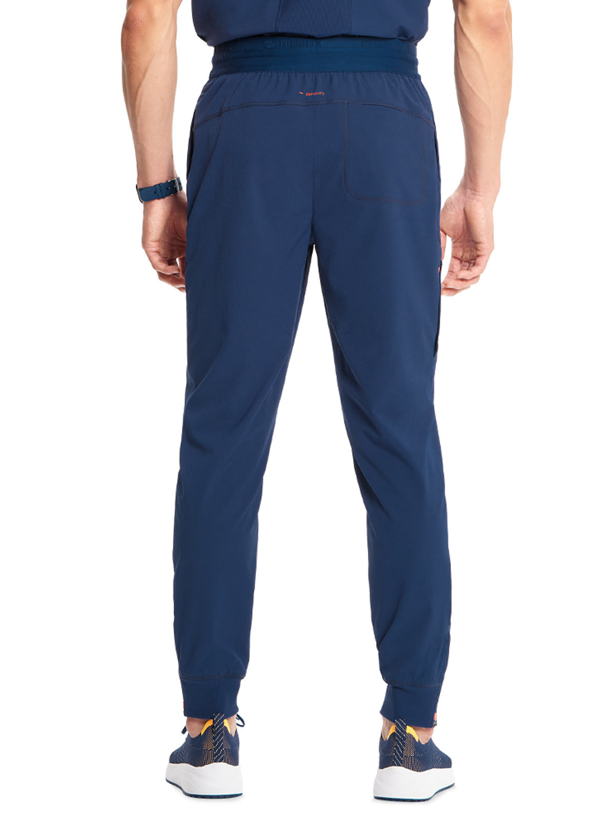 Men's Mid Rise Scrub Jogger - IN204A - Navy