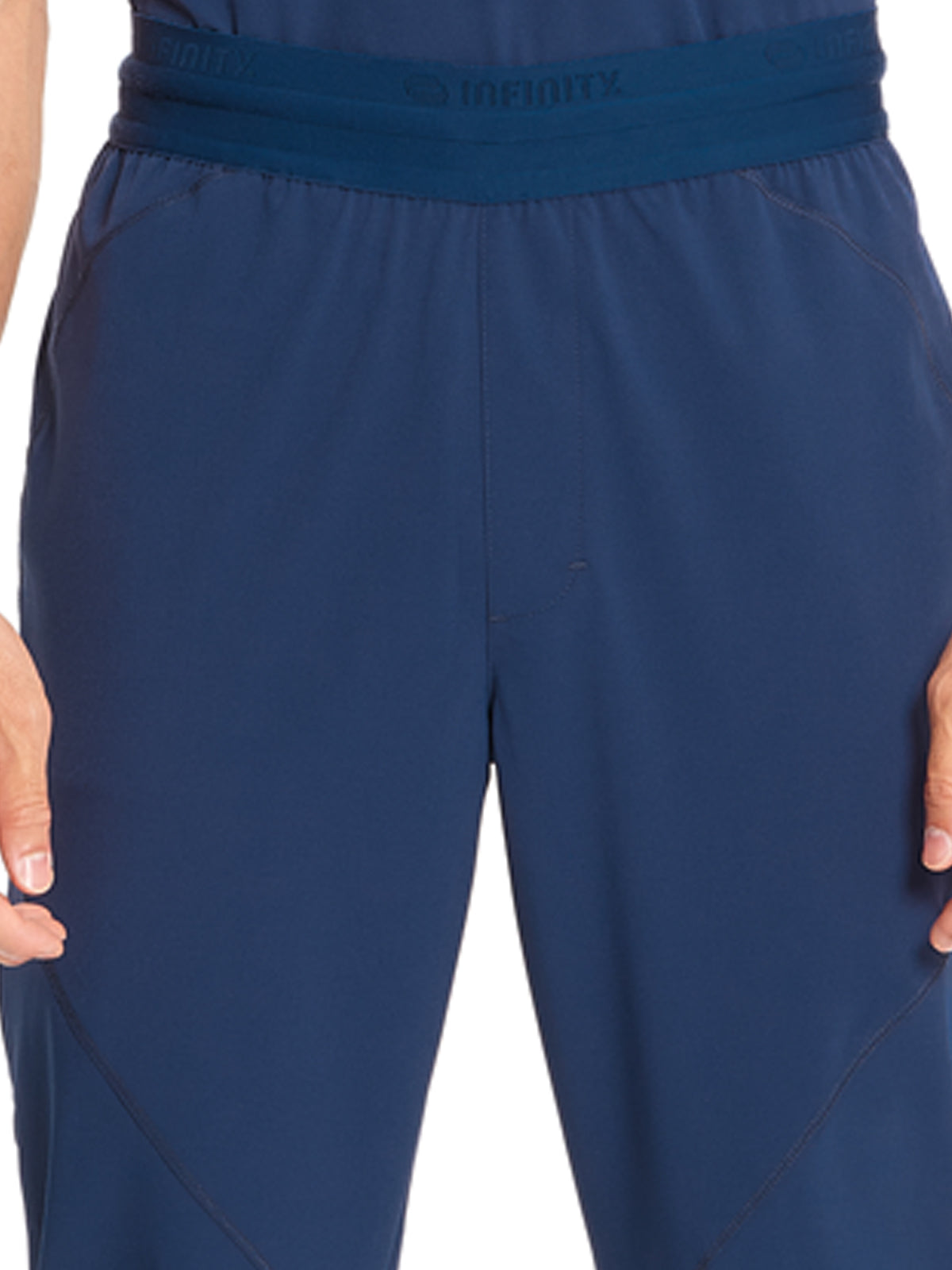 Men's Mid Rise Scrub Jogger - IN204A - Navy