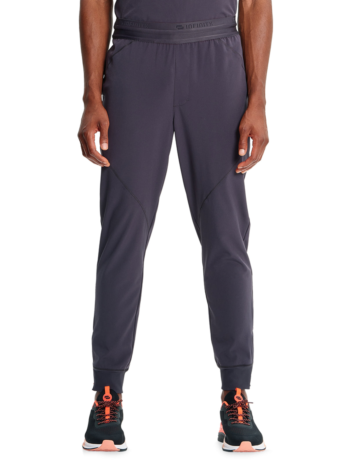 Men's Mid Rise Scrub Jogger - IN204A - Pewter