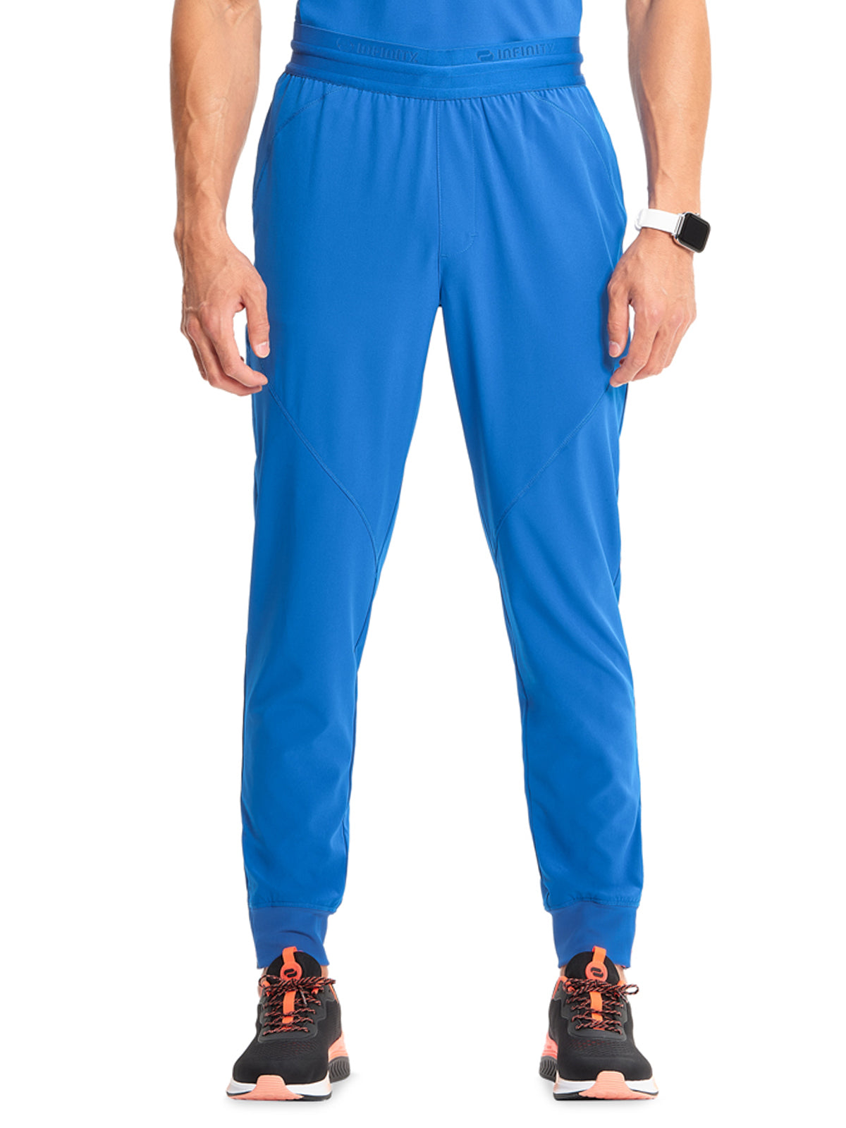 Men's Mid Rise Scrub Jogger - IN204A - Royal