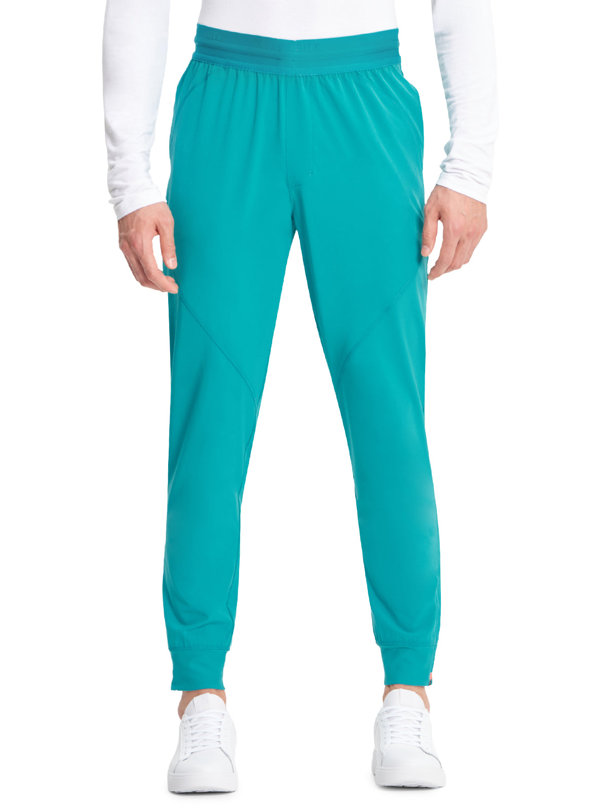 Men's Mid Rise Scrub Jogger - IN204A - Teal Blue