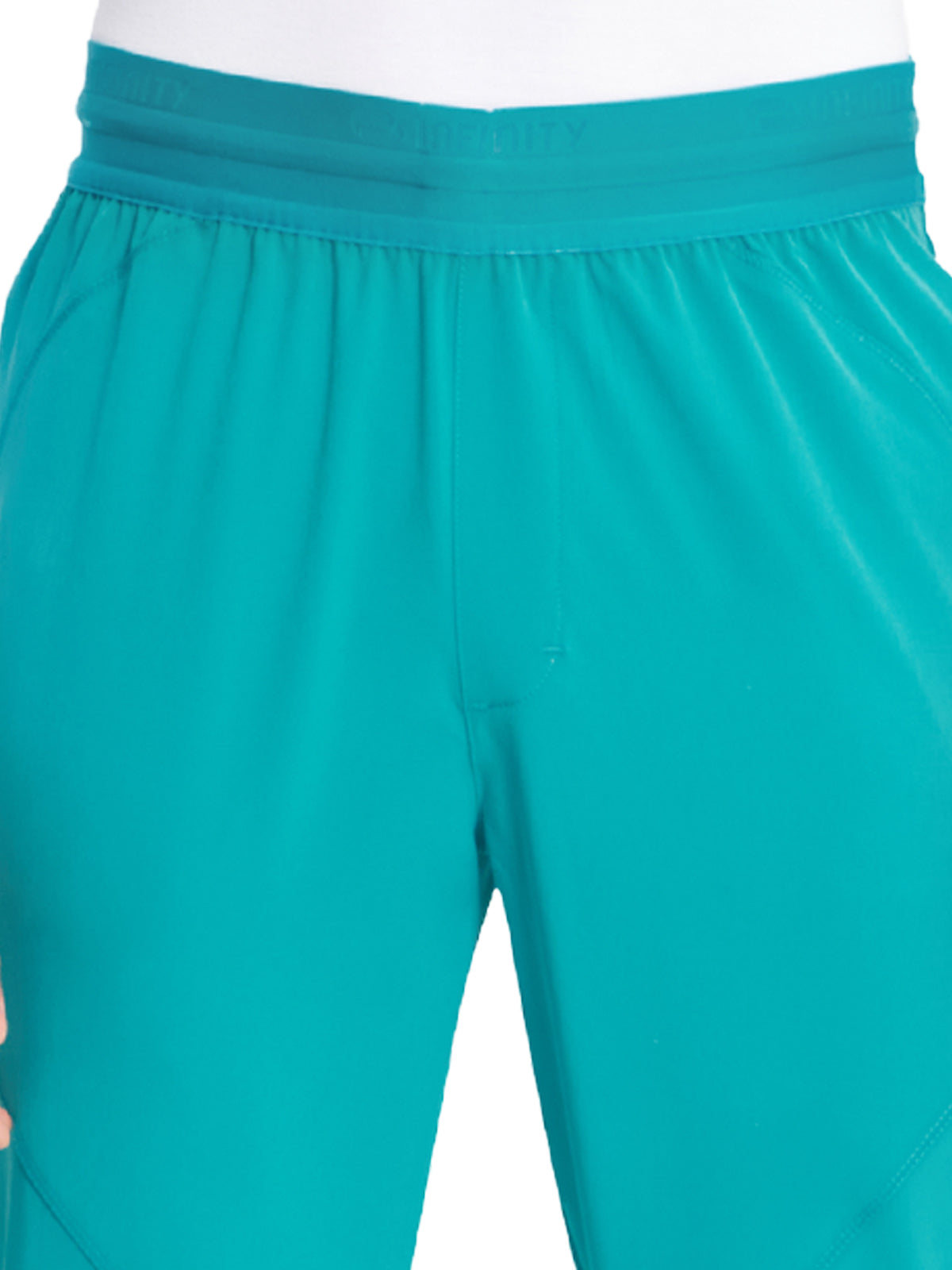 Men's Mid Rise Scrub Jogger - IN204A - Teal Blue