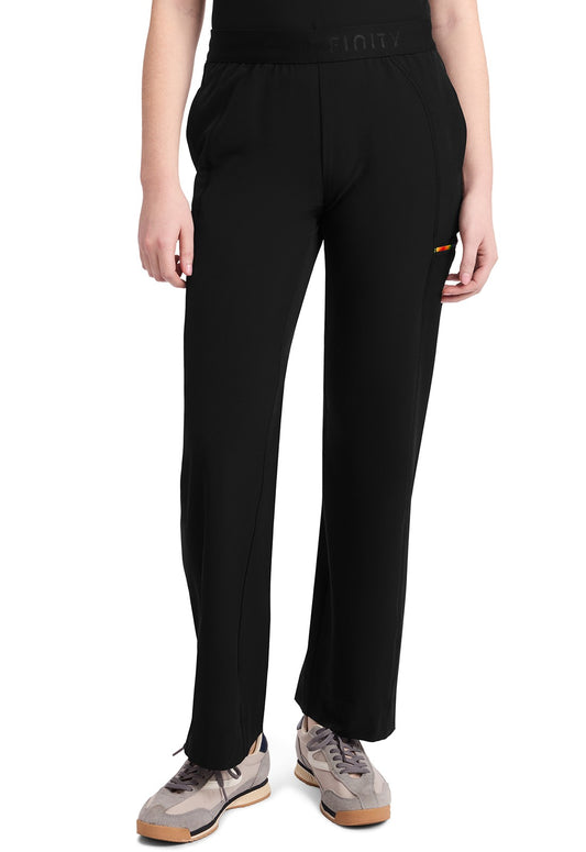 Women's 5-Pocket Wide Leg Pant - IN211A - Black
