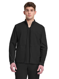 Men's 3-Pocket Warm-Up Jacket - IN527A - Black