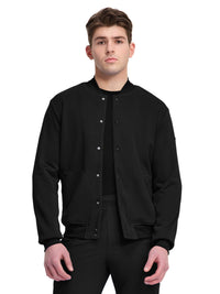 Men's 2-Pocket Sport Bomber Jacket - IN528 - Black