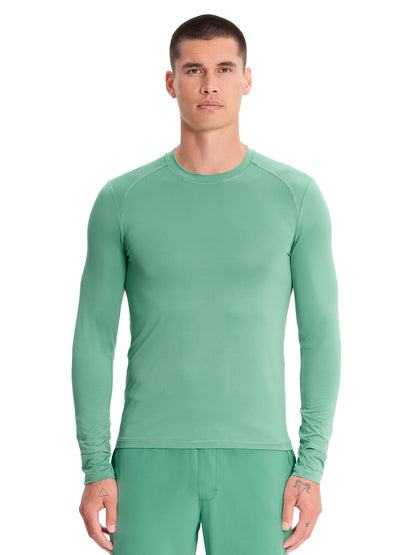 Men's Long Sleeve Underscrub Tee - IN608 - Matcha Latte