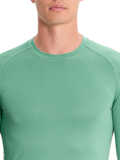 Men's Long Sleeve Underscrub Tee - IN608 - Matcha Latte