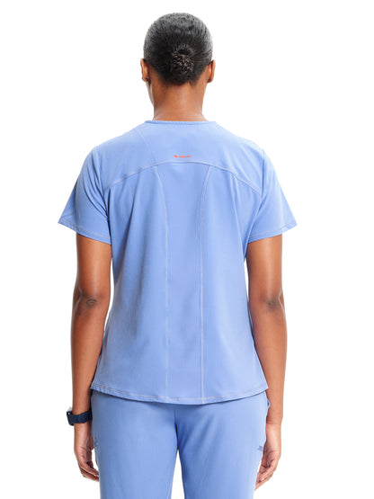 Women's V-Neck Scrub Top - IN620A - Ciel