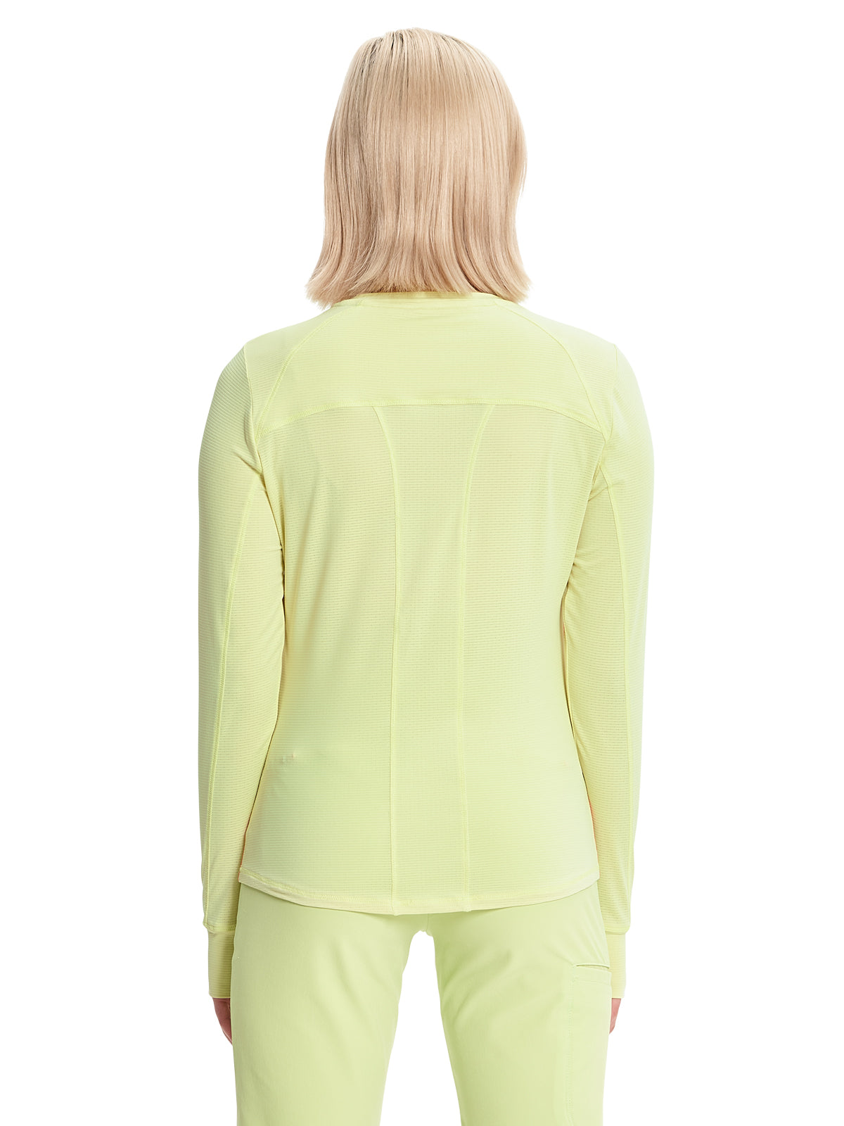 Women's Long Sleeve Underscrub Tee - IN641 - Green Energy