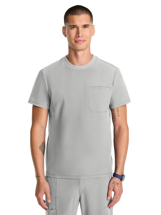 Men's 3-Pocket Crew Neck Top - IN646A - Vapor