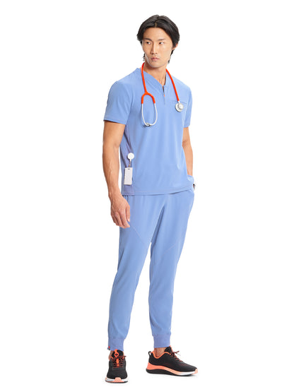 Men's V-Neck Scrub Top - IN702A - Ciel