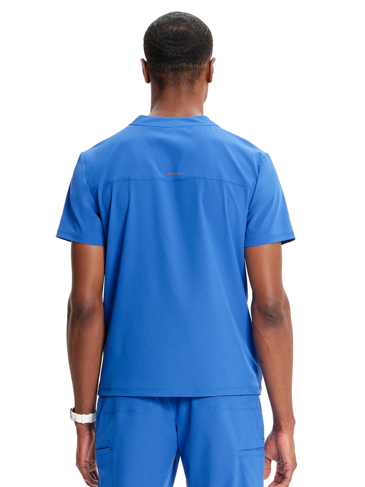 Men's V-Neck Scrub Top - IN702A - Royal