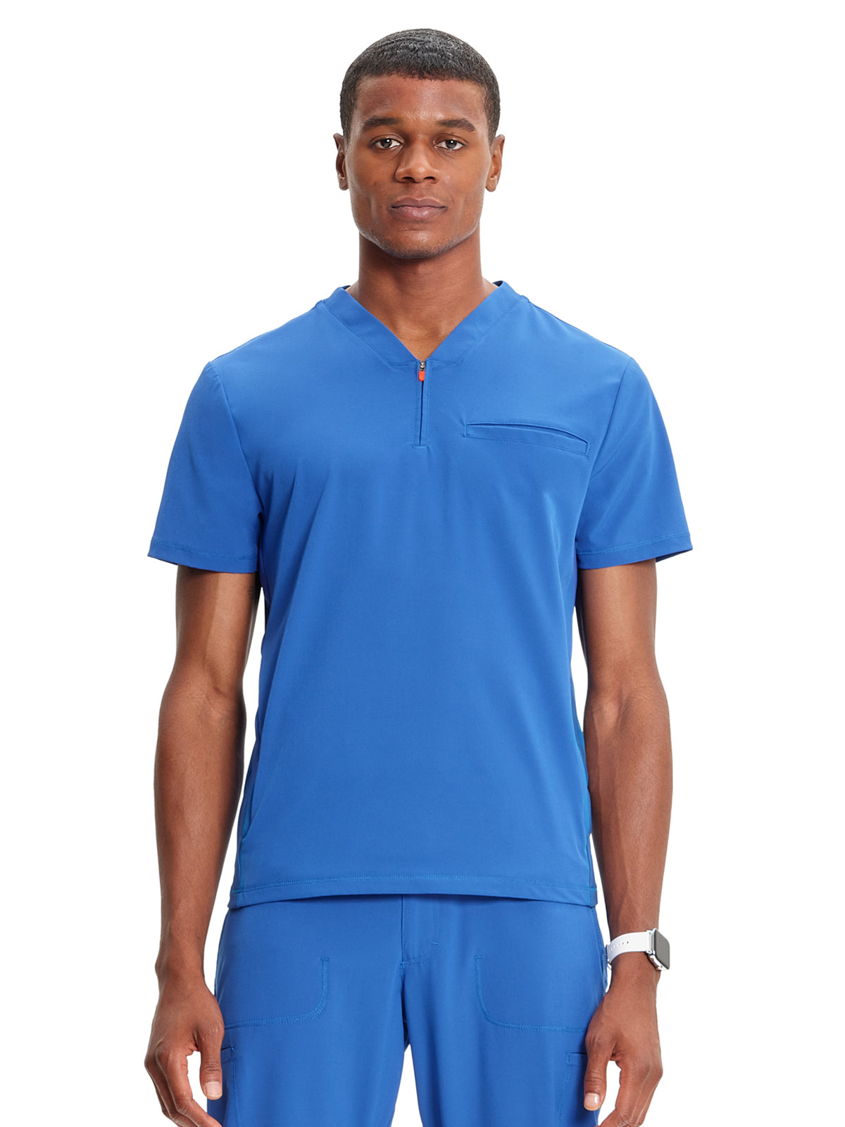 Men's V-Neck Scrub Top - IN702A - Royal