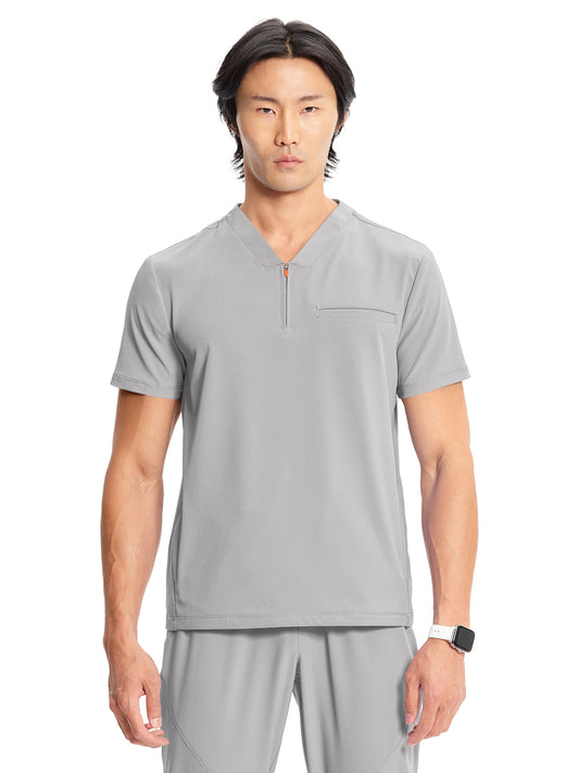 Men's V-Neck Scrub Top - IN702A - Vapor