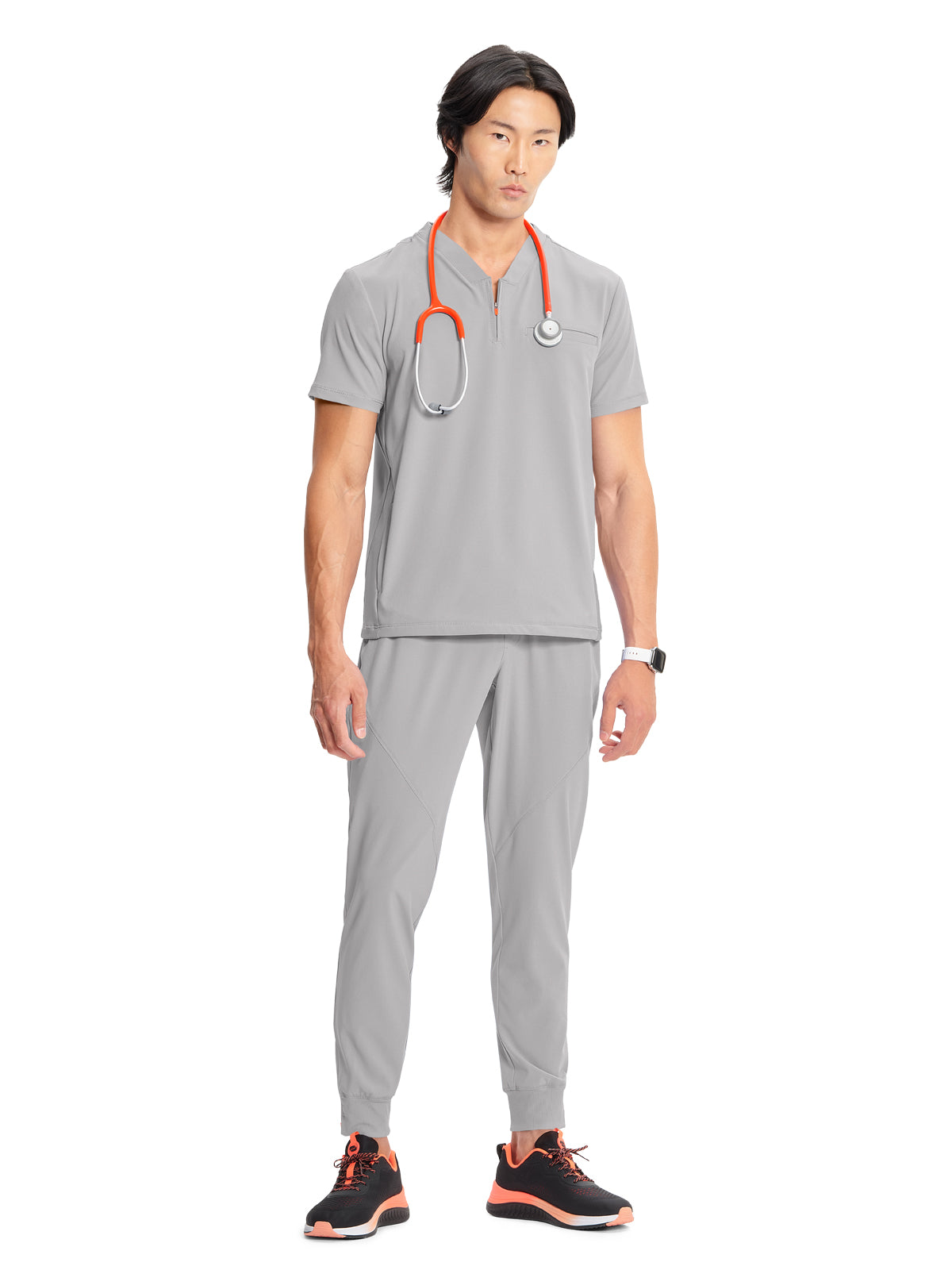 Men's V-Neck Scrub Top - IN702A - Vapor