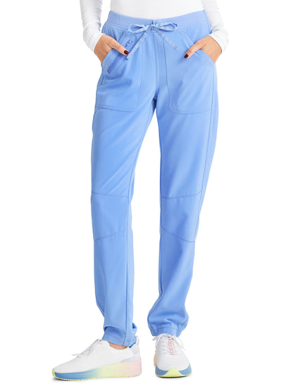 Women's 6-Pocket Contemporary Scrub Pant - IP042A - Ciel