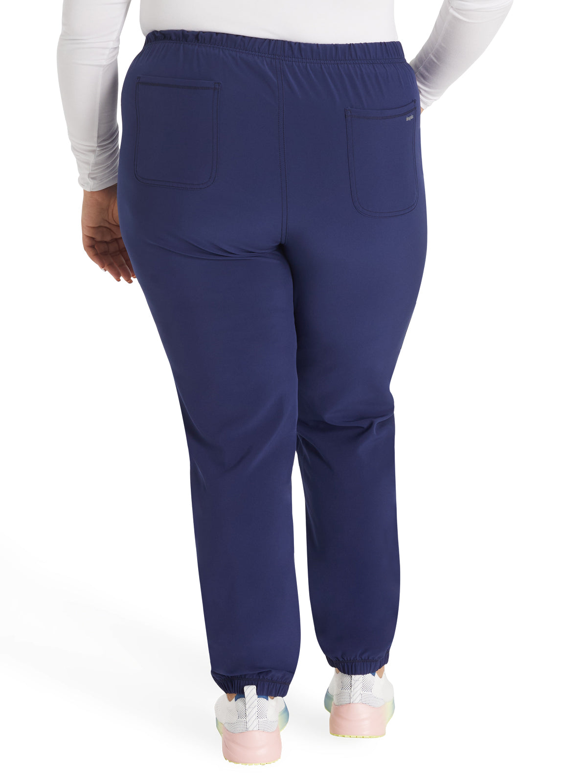 Women's 6-Pocket Contemporary Scrub Pant - IP042A - Navy