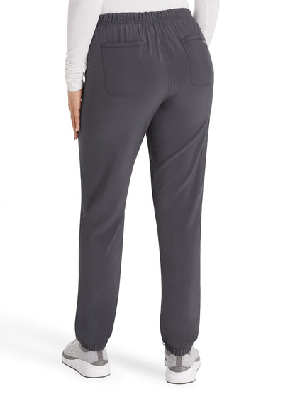 Women's 6-Pocket Contemporary Scrub Pant - IP042A - Pewter