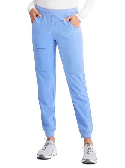 Women's 5-Pocket Tapered Leg Scrub Pant - IP045A - Ciel