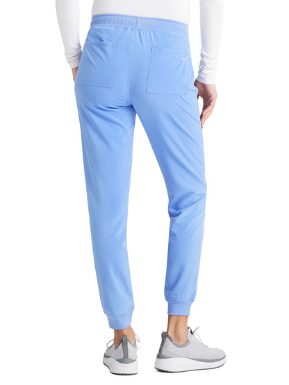 Women's 5-Pocket Tapered Leg Scrub Pant - IP045A - Ciel