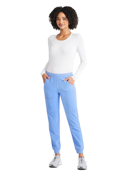 Women's 5-Pocket Tapered Leg Scrub Pant - IP045A - Ciel