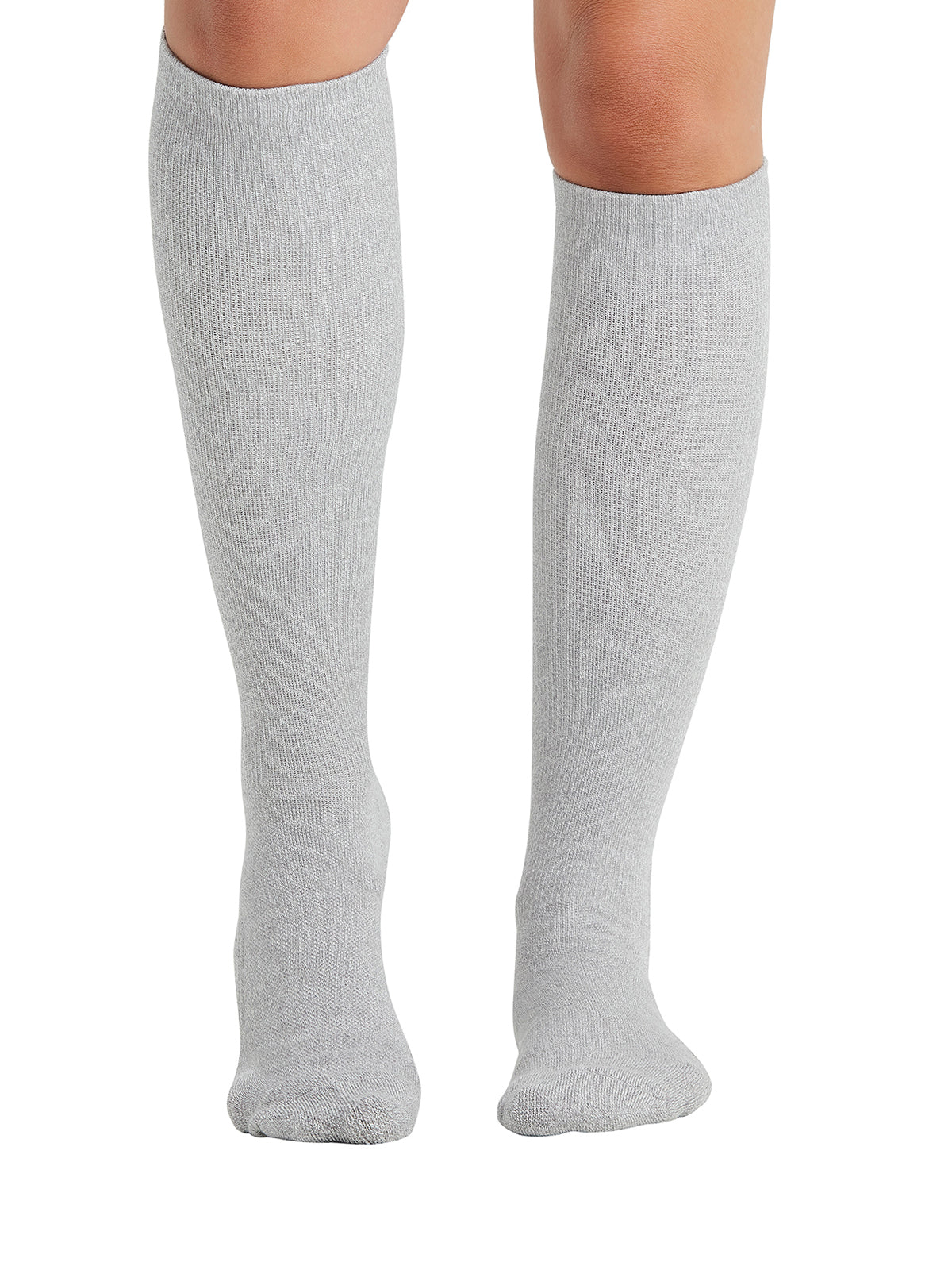 Unisex Knee High 15-20 mmHg Compression Socks - LXSUPPORT - Alloy