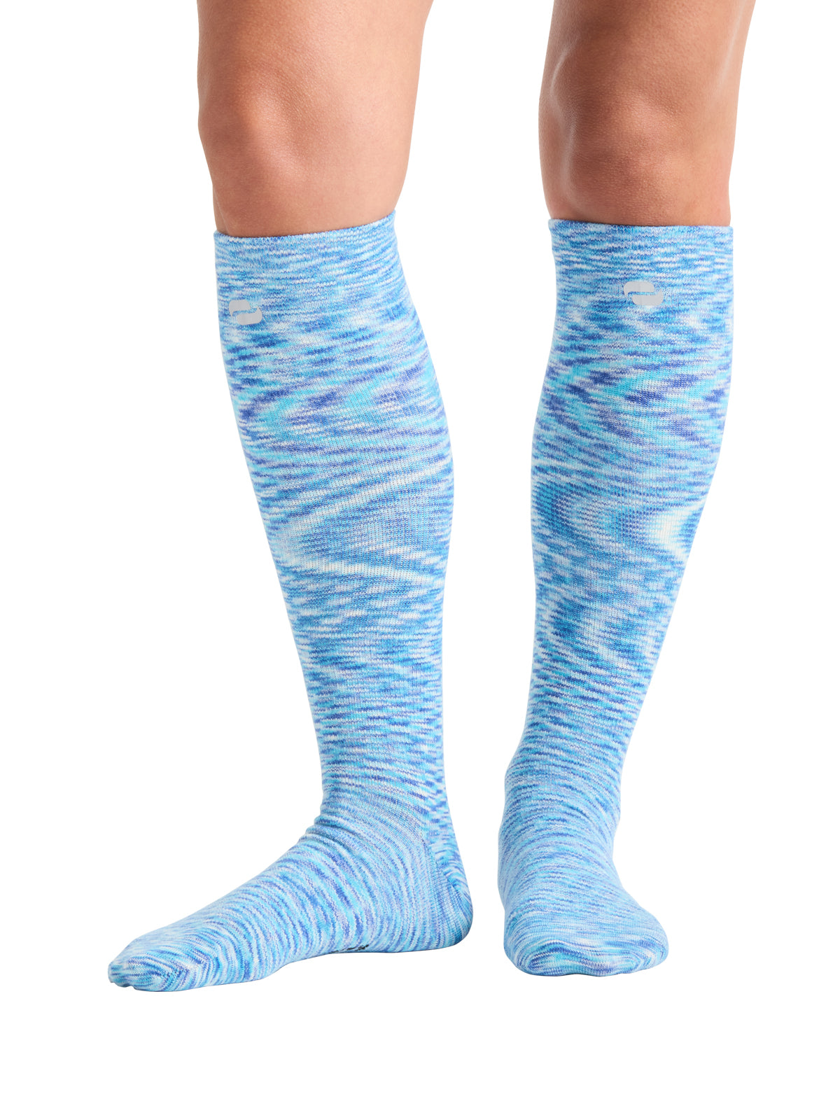 Unisex Knee High 15-20 mmHg Compression Socks - LXSUPPORT - Outer Space