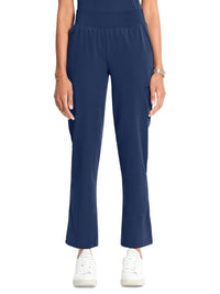 Women's 6-Pocket Straight Leg Ankle Scrub Pant - ML010 - Navy